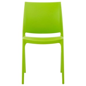 Silla de Confidente ASTRA, Diseño Apilable, en color Negro