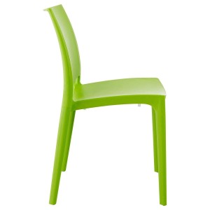 Silla de Confidente ASTRA, Diseño Apilable, en color Negro
