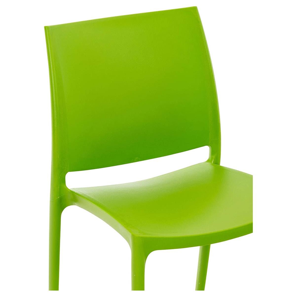 Silla de Confidente ASTRA, Diseño Minimalista y Apilable, color Negro