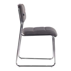 Silla de Confidente PERUGIA TELA, apilable, negro