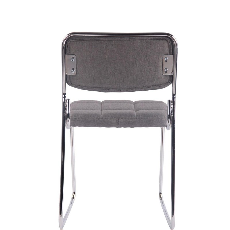 Silla de Confidente PERUGIA TELA, apilable, negro