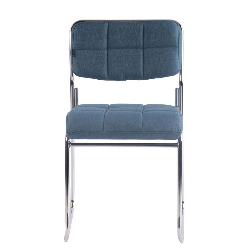 Silla de Confidente PERUGIA TELA, apilable, negro
