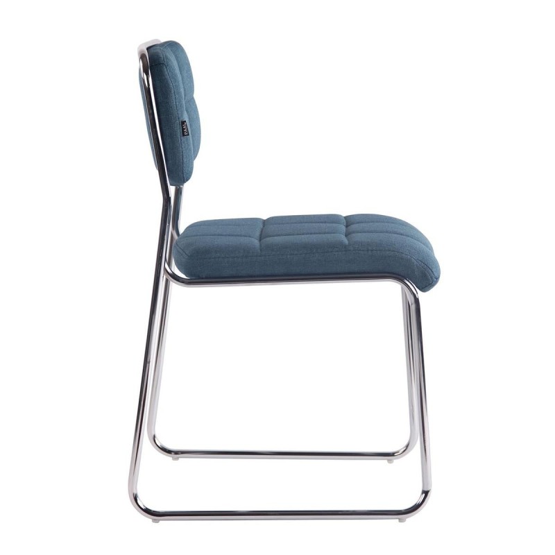 Silla de Confidente PERUGIA TELA, apilable, negro