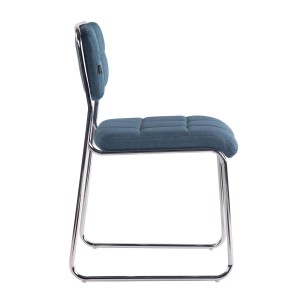 Silla de Confidente PERUGIA TELA, apilable, negro