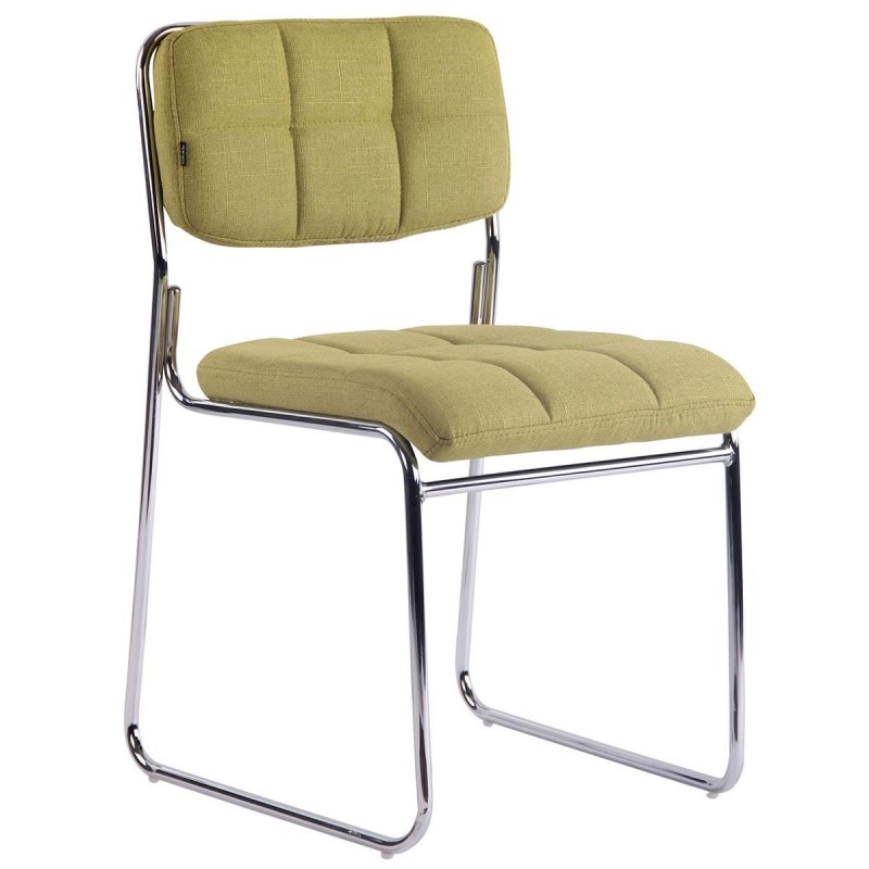 Silla de Confidente PERUGIA TELA, apilable, negro