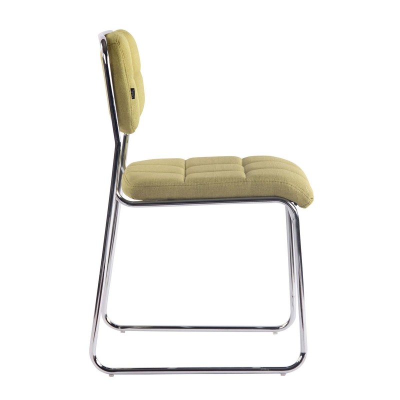 Silla de Confidente PERUGIA TELA, apilable, negro