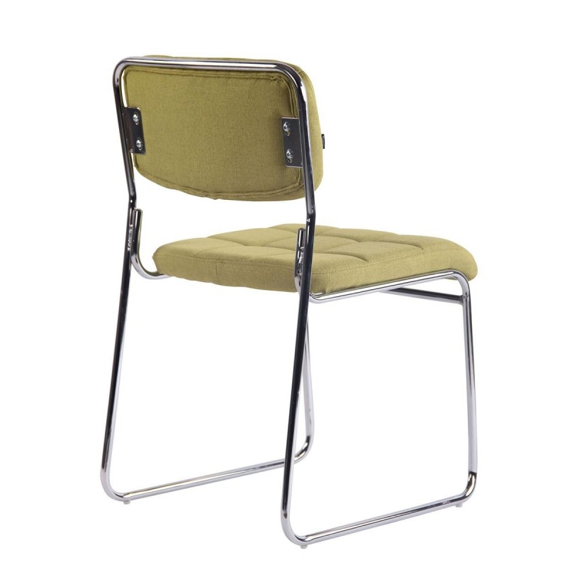 Silla de Confidente PERUGIA TELA, apilable, negro