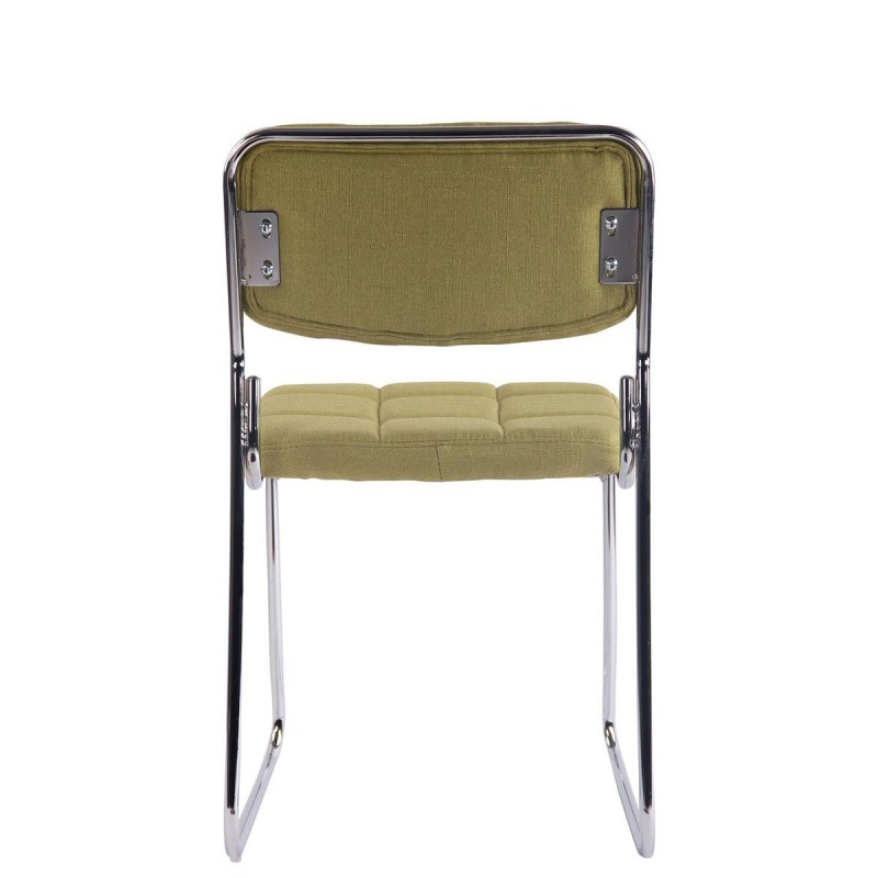 Silla de Confidente PERUGIA TELA, apilable, negro