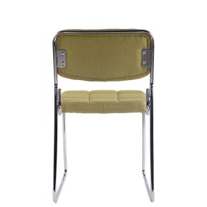 Silla de Confidente PERUGIA TELA, apilable, negro