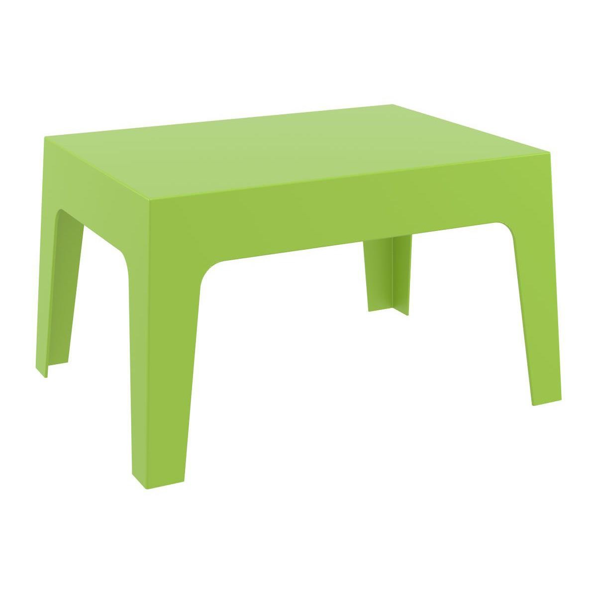 Mesa Auxiliar RICK, 70x50 cm, Apilable, color Negro