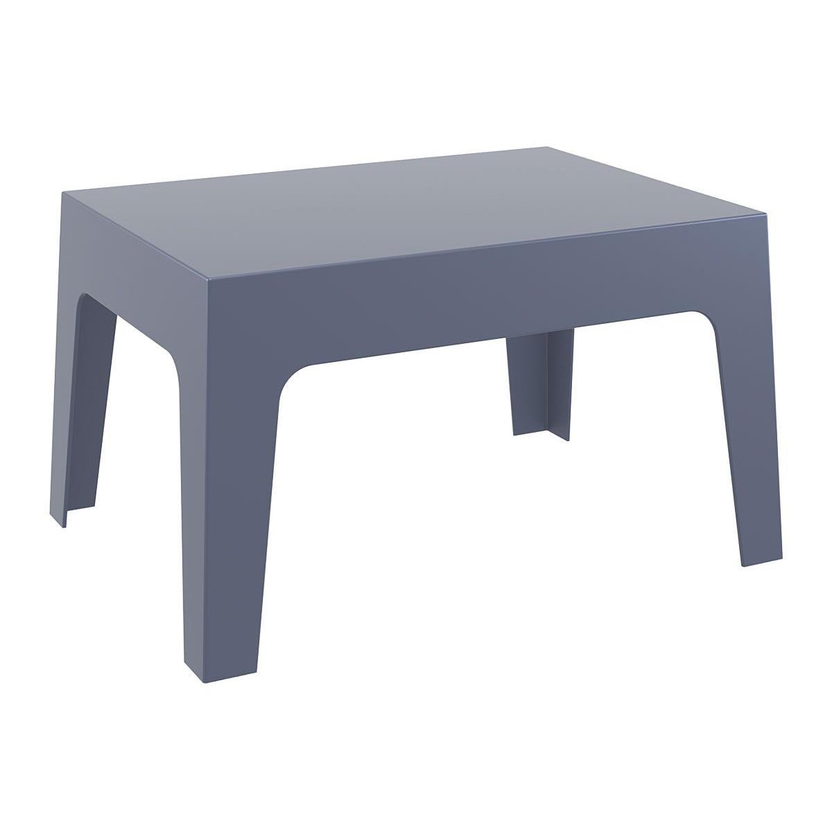 Mesa Auxiliar RICK, 70x50 cm, Apilable, color Negro