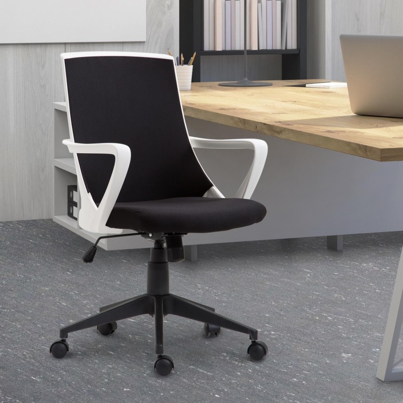 Silla de Oficina DENNIS en Malla Transpirable Negra