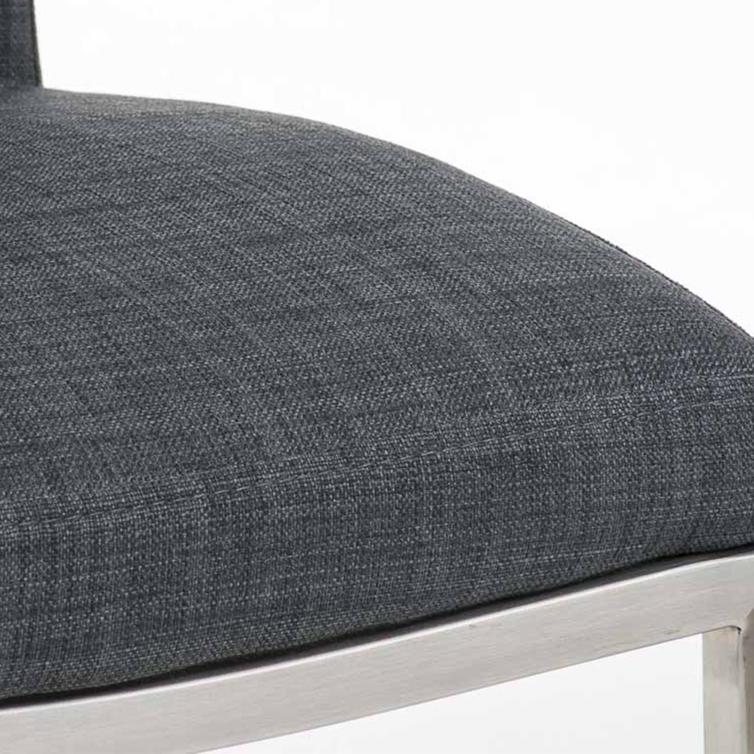 Silla de Confidente MILTON TELA, Diseño Exclusivo, Color Marrón