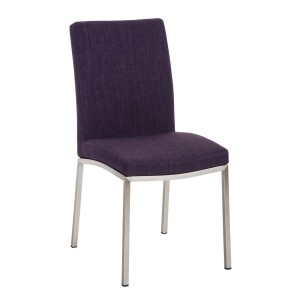 Silla de Confidente MILTON TELA, Color Marrón