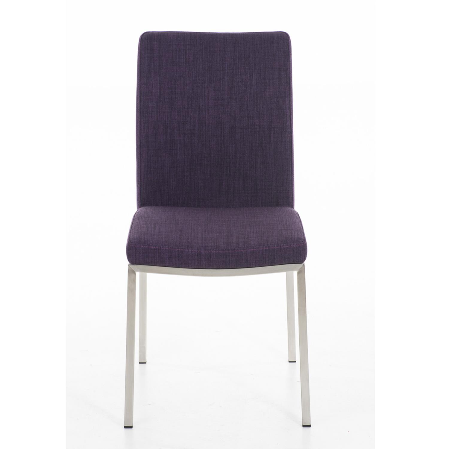 Silla de Confidente MILTON TELA, Diseño Exclusivo, Color Marrón