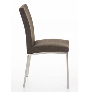 Silla de Confidente MILTON TELA, Color Marrón 2