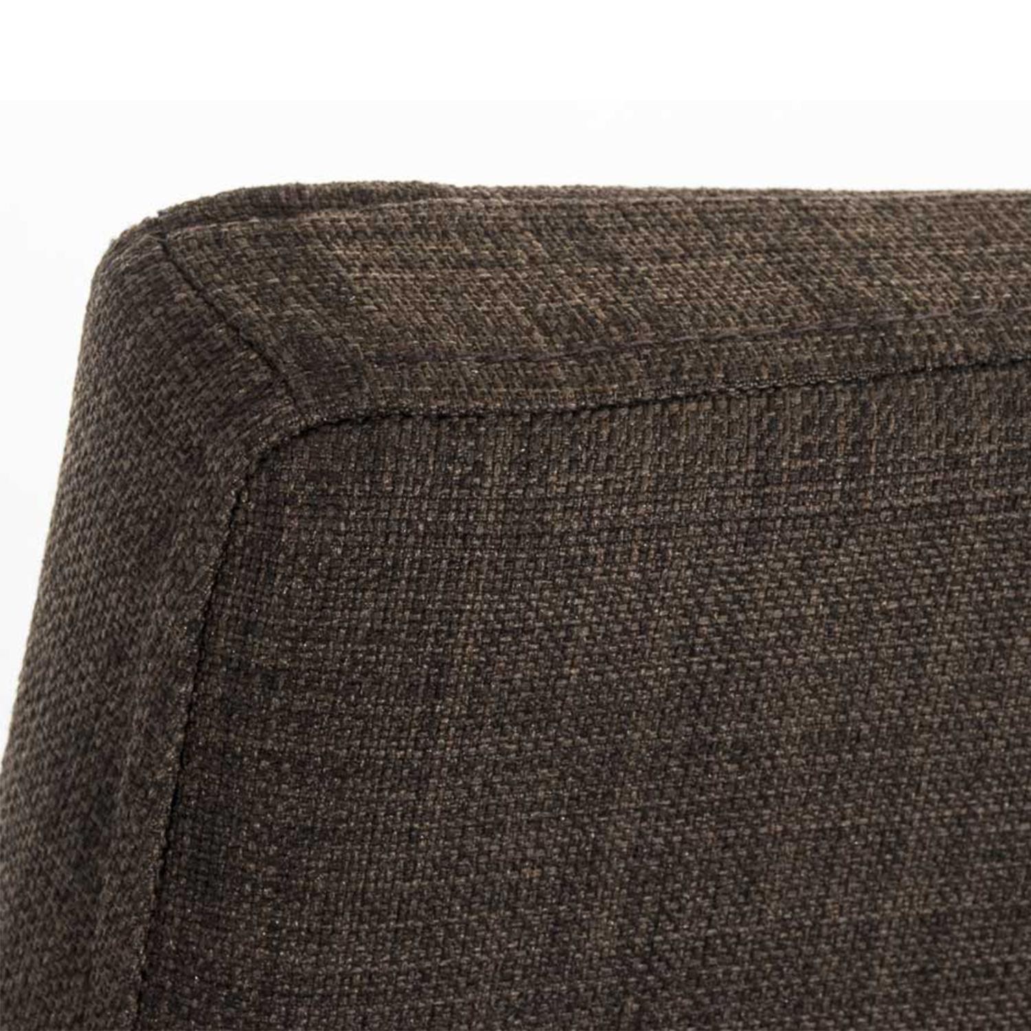 Silla de Confidente MILTON TELA, Diseño Exclusivo, Color Marrón
