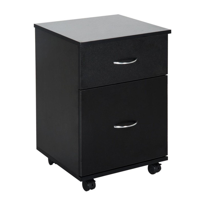Archivador con Ruedas BENSON, 41x39x58 cm, color Negro