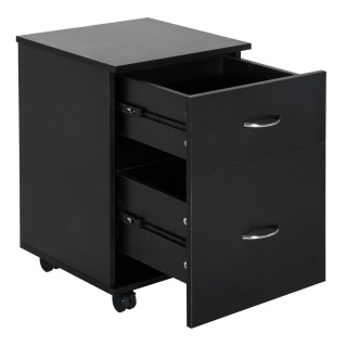 Archivador con Ruedas BENSON, 41x39x58 cm, color Negro 2