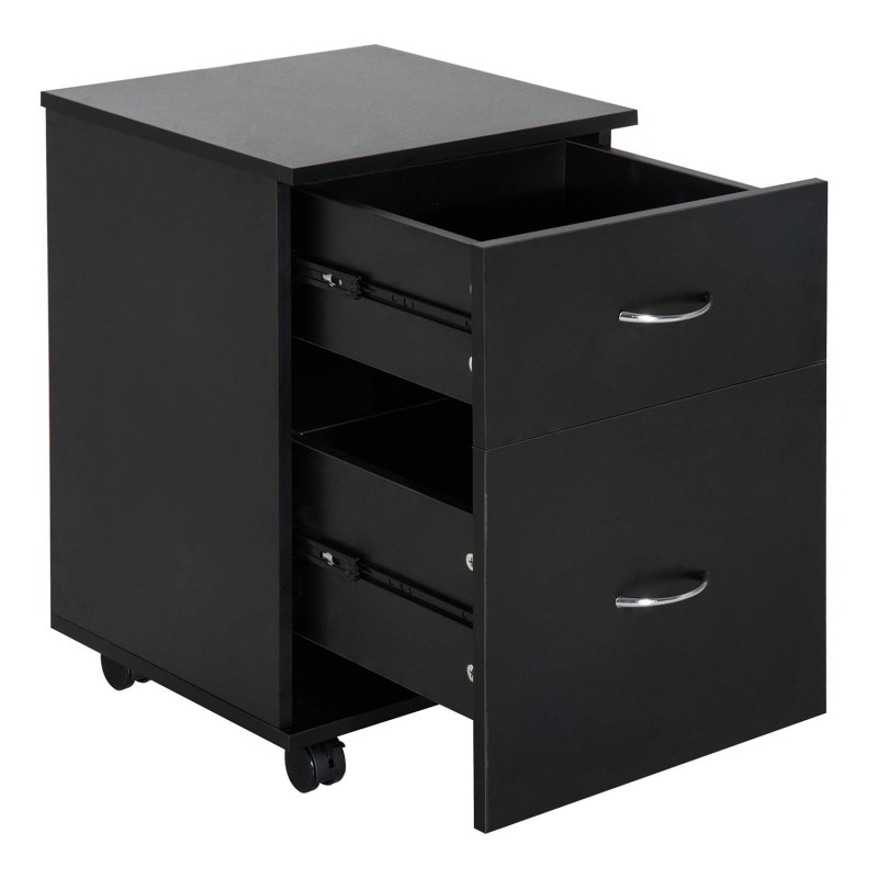 Archivador con Ruedas BENSON, 41x39x58 cm, color Negro