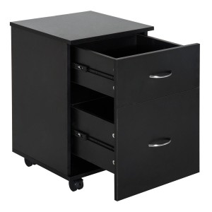 Archivador con Ruedas BENSON, 41x39x58 cm, color Negro