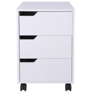 Archivador con Ruedas YOKU, 3 Cajones, color Blanco