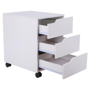 Archivador con Ruedas YOKU, 3 Cajones, color Blanco