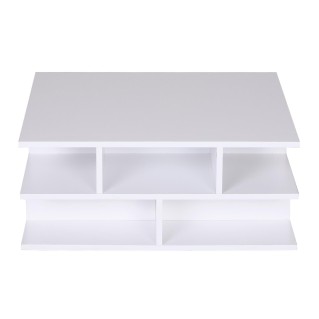 Mesa de Centro TESSA, 70x70 cm, color Blanco 2
