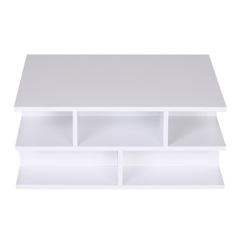 Mesa de Centro TESSA, 70x70 cm, color Blanco