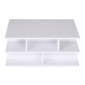 Mesa de Centro TESSA, 70x70 cm, color Blanco