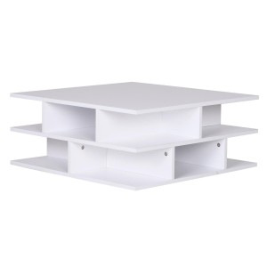 Mesa de Centro TESSA, 70x70 cm, color Blanco