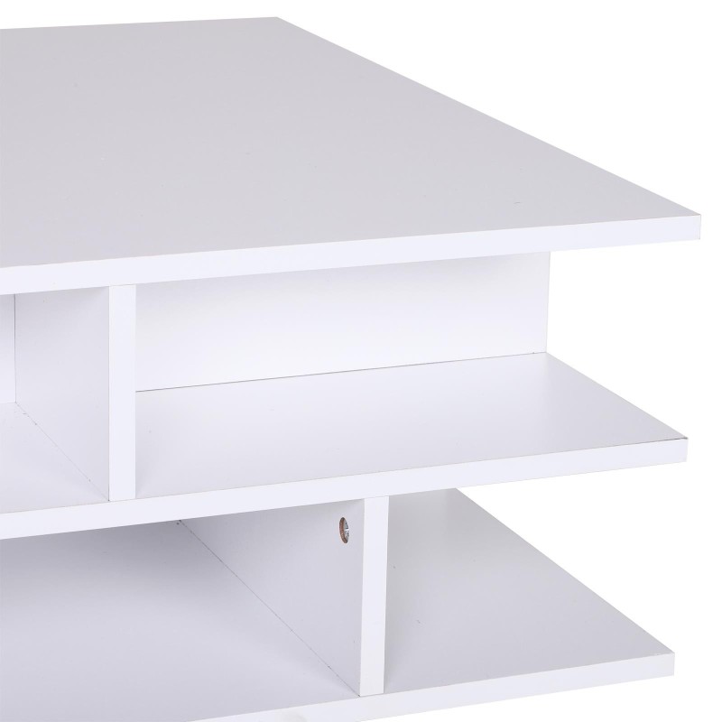 Mesa de Centro TESSA, 70x70 cm, color Blanco