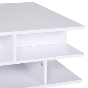 Mesa de Centro TESSA, 70x70 cm, color Blanco