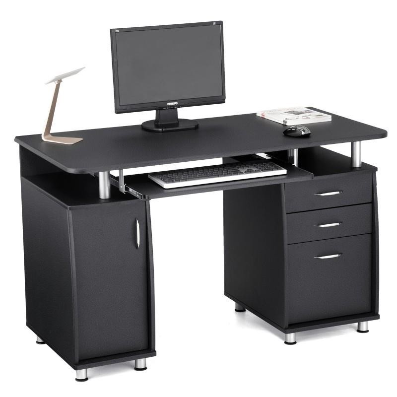 Mesa para Ordenador MOKE en Madera Negra