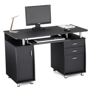 Mesa para Ordenador MOKE en Madera Negra