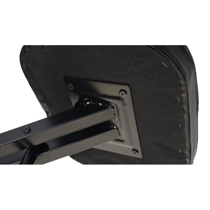 Silla Ergonómica de Rodillas MONTY en Piel color Negro