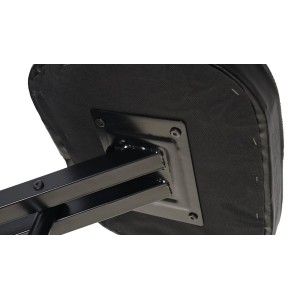 Silla Ergonómica de Rodillas MONTY en Piel color Negro