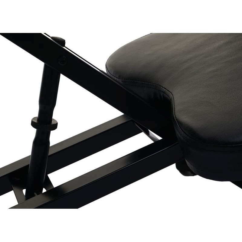 Silla Ergonómica de Rodillas MONTY en Piel color Negro