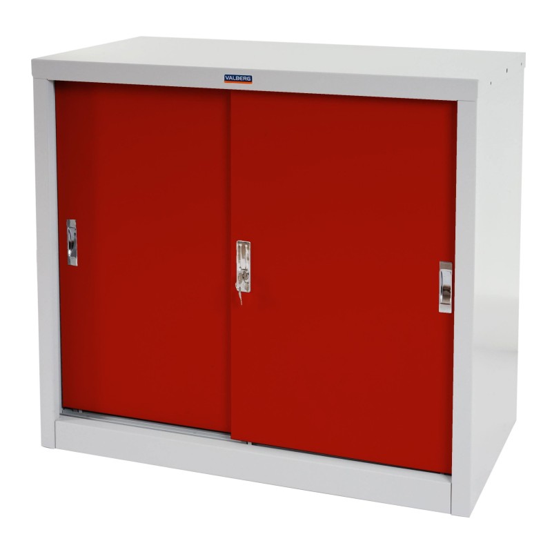 Armario Archivador RICHIE 2 PUERTAS, 91x46x83 cm, Gris Antracita