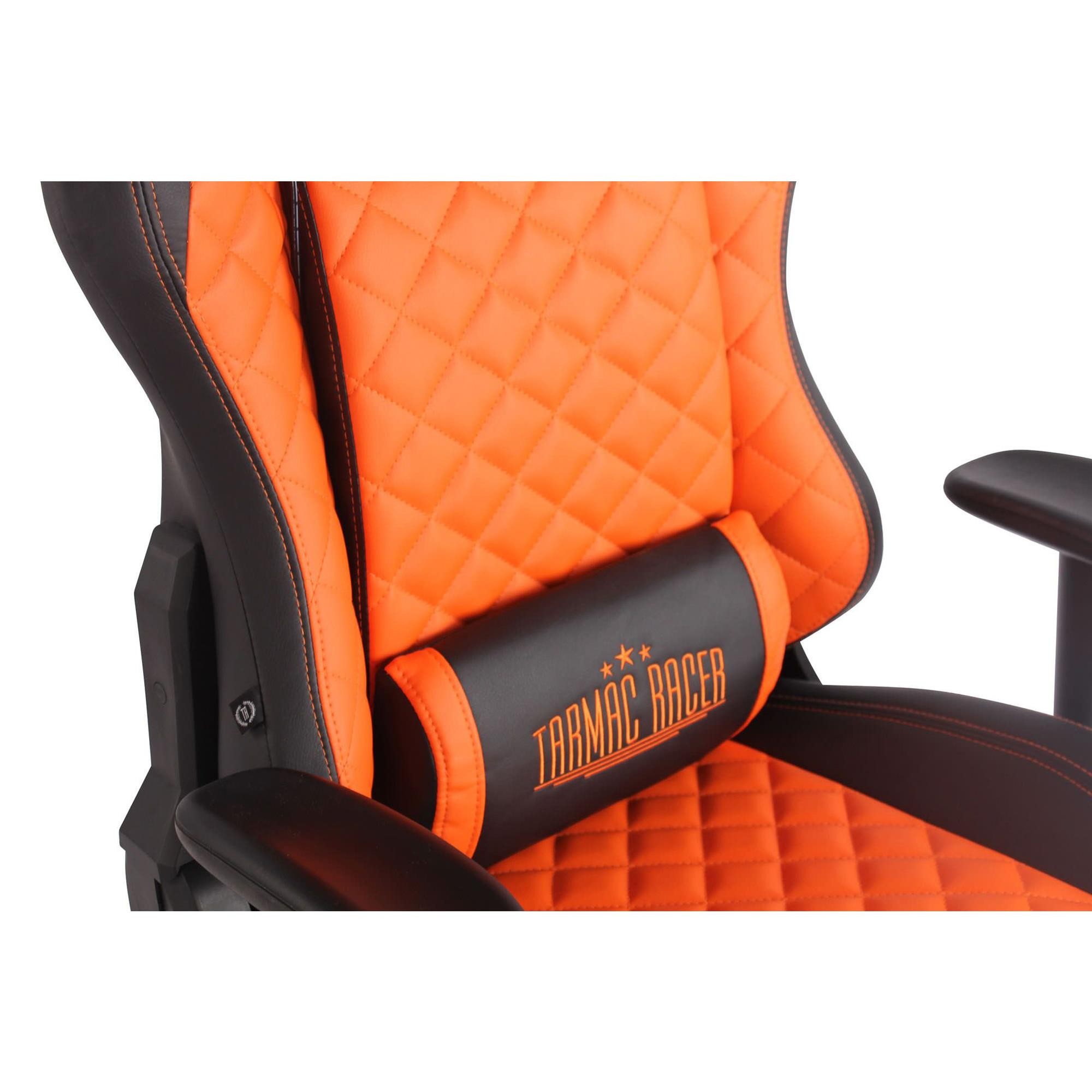 Silla Gaming COPSE, Función Calefacción y Masaje, en Piel color Negro