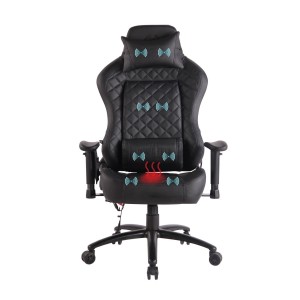 Silla Gaming COPSE en Piel color Negro