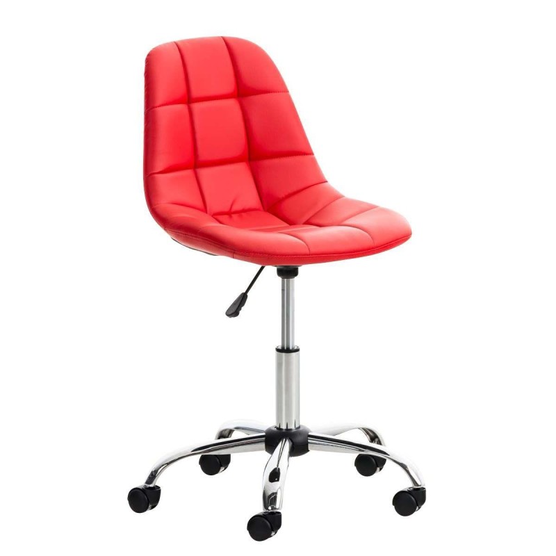 Silla de Oficina WALLY en Piel color Amarillo