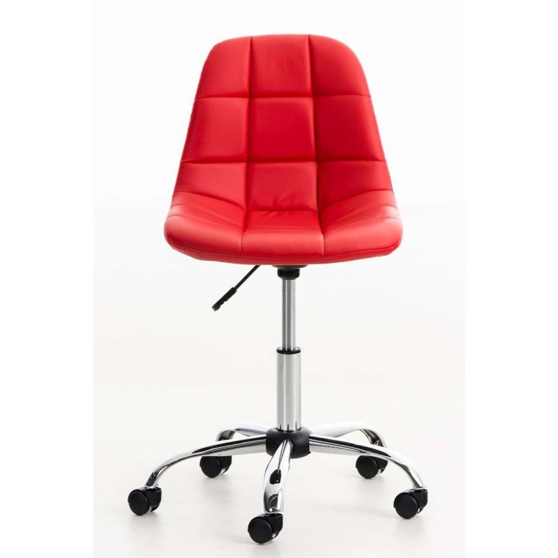Silla de Oficina WALLY en Piel color Amarillo