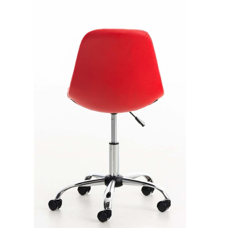 Silla de Oficina WALLY en Piel color Amarillo