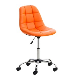 Silla de Oficina WALLY en Piel color Amarillo