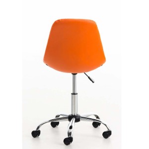 Silla de Oficina WALLY en Piel color Amarillo