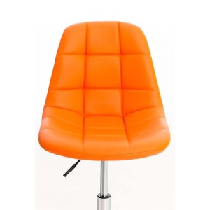 Silla de Oficina WALLY en Piel color Amarillo