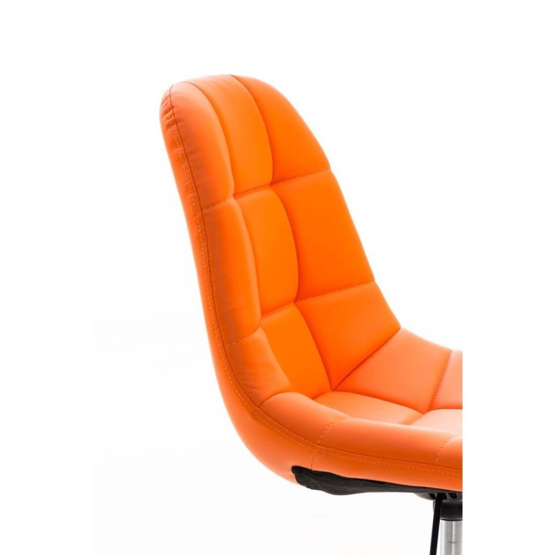 Silla de Oficina WALLY en Piel color Amarillo