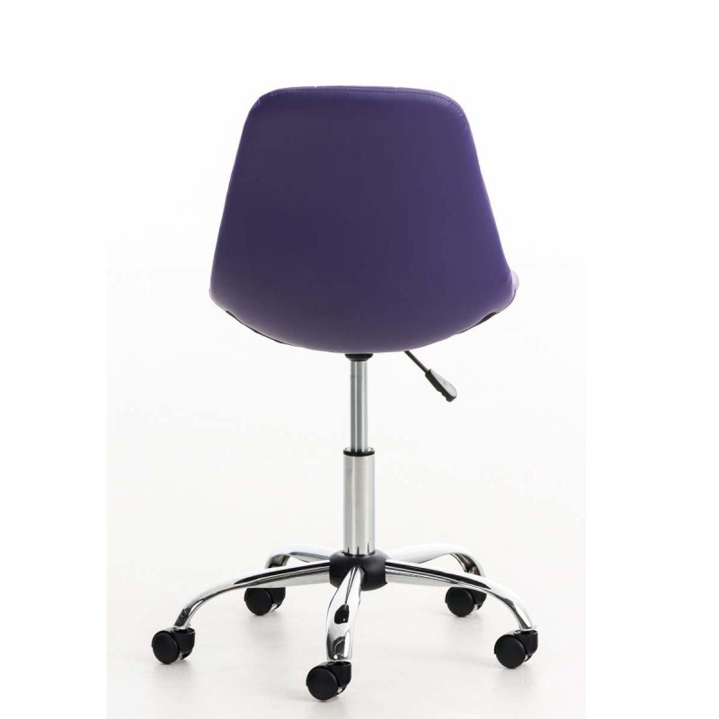 Silla de Oficina WALLY en Piel color Amarillo
