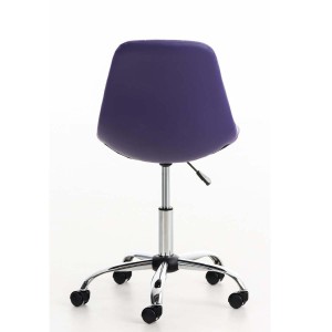Silla de Oficina WALLY en Piel color Amarillo